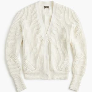 J.Crew Point Sur Ribbed Cardigan Sweater